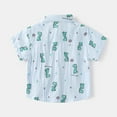 thumbnail image 7 of Mikilon 3-8 Years Boys' Short Sleeve Dress Shirt Casual Button Down Print Beach Blouses, 7 of 7