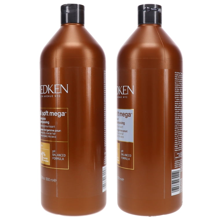 Redken All Soft Mega Shampoo & Conditioner, 33.8 oz COMBO PACK