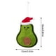 thumbnail image 3 of Colgante de muñeco verde de aguacate para Navidad, decoración colgante para árbol de Navidad, adornos de fieltro para puerta y ventana, 3 uds., 3 of 7