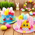 thumbnail image 4 of Easter Hat DIY Craft Kit Easter Eggs Rabbit Hat Gift For Kindergarten Decoration Items Parent Child Interaction, 4 of 9