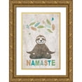 thumbnail image 1 of JMB Designs 13x18 Gold Ornate Wood Framed with Double Matting Museum Art Print Titled - Namaste, 1 of 4
