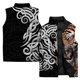 thumbnail image 3 of Chaqueta de invierno para hombre, chaquetas para hombre, chaleco de viento frío, chaleco de algodón con estampado de tigre y lobo, ropa para hombre 2024, chalecos de calle Harajuku, 3 of 5