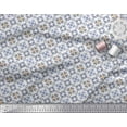 thumbnail image 2 of Soimoi Silk Fabric Triangle & Floral Ethnic Print Fabric by Yard 42 Inch Wide, 2 of 3