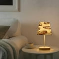 thumbnail image 5 of Ryvnso LED Bedside Table Lamp Retro Football Bedroom Desk Lamps Nightstand Lampshade S, 5 of 7