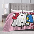 thumbnail image 6 of Hello Kitty Blanket, Super Soft Throw Blanket, Cozy Flannel Blankets For Boys Girls, Warm Blankets For Couch Sofa Bed, 40"X30", 6 of 9