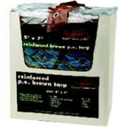Brown Reinforced Rip-Stop Polyethylene Tarps