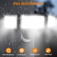 thumbnail image 6 of LED Security Motion Sensor Outdoor Lights - 3 Head Motion Detection, 6000K IP65 Waterproof, 42W 4200LM Flood Lights for Yard, Garage, Porch, House, 6 of 7