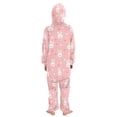 thumbnail image 3 of Rabbit Head Pattern One Piece Pajamas Soft Jumpsuit Cozy Sleep and Play Romper Zipper and Pockets 13Y-14Y, 3 of 8