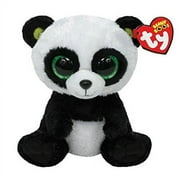 TY Beanie Boos - Bamboo Panda (Glitter Green Eyes) Small 6" Plush
