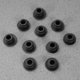 thumbnail image 3 of Tapones de extremo de barra de manillar de 30 piezas Tapones de extremo de bicicleta de 22 mm para agarre de carretera, montaña, BMX, MTB (negro), 3 of 5