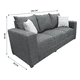 thumbnail image 4 of Sofa El Bazar Store Miami Lino Gris oxford 3 plazas, Modular, Moderno, Sala, 4 of 4