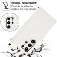 thumbnail image 3 of SaniMore for Samsung Galaxy S24 Ultra Buisness Case, Zipper Purse [Card Holders] Magnetic Clasp Kickstand Wrist/Crossbody Chain Lanyard PU Leather Wear-resistant Full Protective Wallet Shell, White, 3 of 10