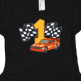 thumbnail image 4 of Inktastic Number One Race Car Girls Baby Dress, 4 of 5