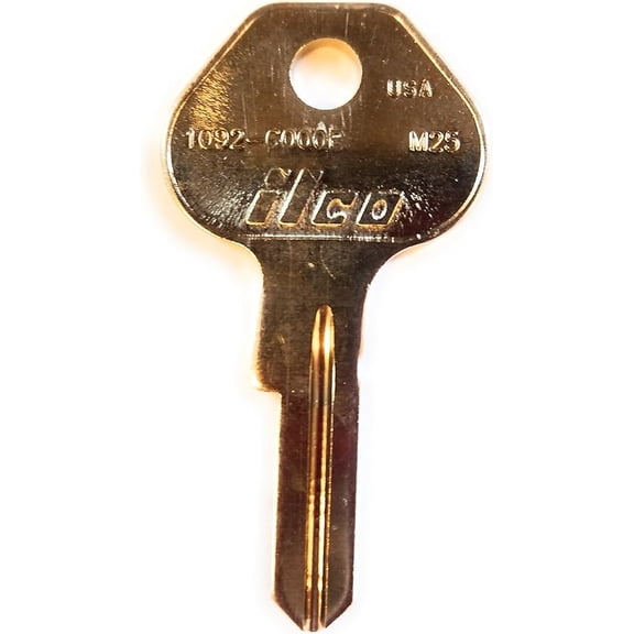 Ilco 1092-6000B Key Blank for Master M25 Padlock 10 Pack