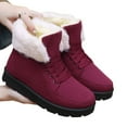 thumbnail image 3 of Women's Boots Stylish Winter Boots With Comfortable Thick Platform Sole Versatile Ankle Booties For Outdoor Activities And Casual Wear, 3 of 9