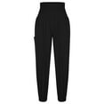 thumbnail image 5 of Gaecuw Palazzo Pants for Women Casual Plus Size Regular Fit Long Pants Lounge Trousers Sweatpants Casual Loose Baggy Yoga Pants High Waisted Summer Workout Pants with Pockets Straight Leg Solid, 5 of 9