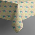 thumbnail image 5 of Yellow Cartoon Unicorn Pattern Square Tablecloth,Waterproof Square Table Cover,Wipeable Spillproof Washable Table Cover for Home Kitchen Party Decor 60"x60"(152x152cm), 5 of 6