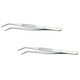 thumbnail image 1 of 2X Pinzas de Pinzas Culinarias de Cocina de Precisión de Acero Inoxidable Pinzas Largas Pinzas de Metal Pinzas de Chef, 1 of 5