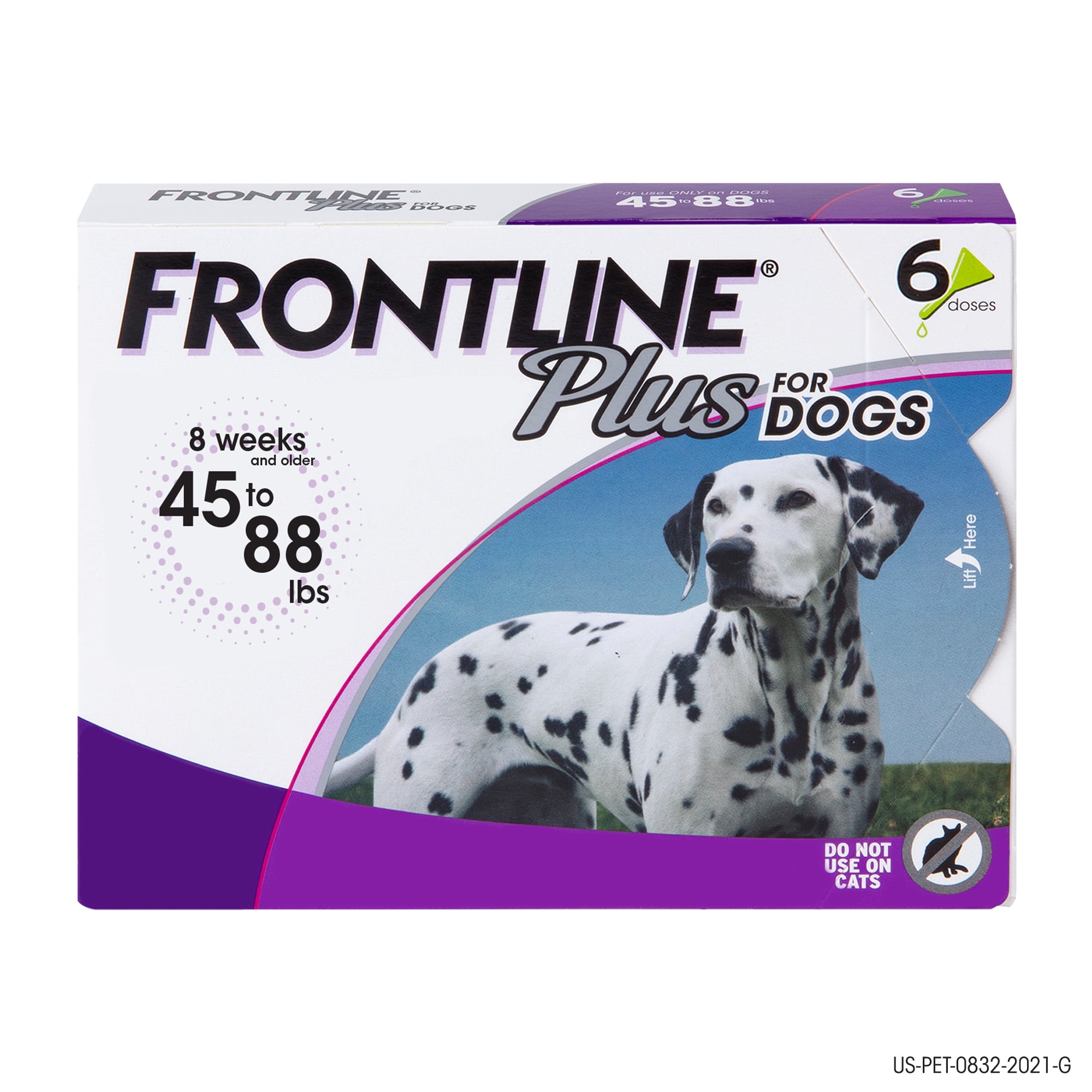 FRONTLINE Plus For Dogs Flea And Tick Treatment Large Dog 45 88 Lb