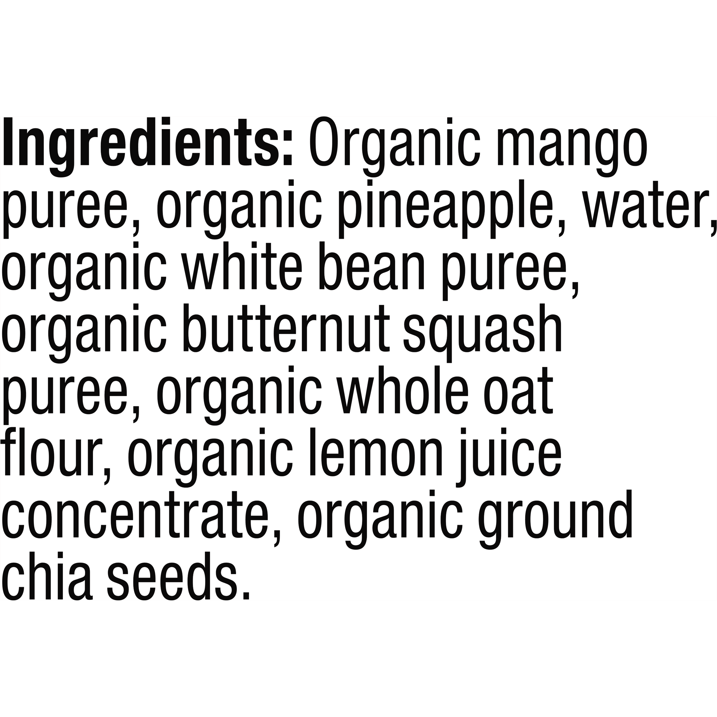 Plum Organics Mighty 4 Organic Toddler Food, Mango, Pineapple, White Bean, Butternut Squash, and Oat, 3.75 oz Pouch (6 Pack)
