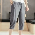 thumbnail image 2 of Ramiter Mens Shorts Men's and Big Men's Stretch Cargo Shorts Grey,XL, 2 of 5