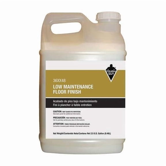 Tough Guy Floor Finish,2.5 gal.,Solid Content 0.18 36XX48