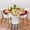 G 01, variant on Mandala Bohemia Round Fitted Tablecloth Round Cloth Cover, Waterproof Wrinkle Table Cloth with Elastic Edged, Home Decorative for Dining Room Kitchen Table Cover,40-44Inch