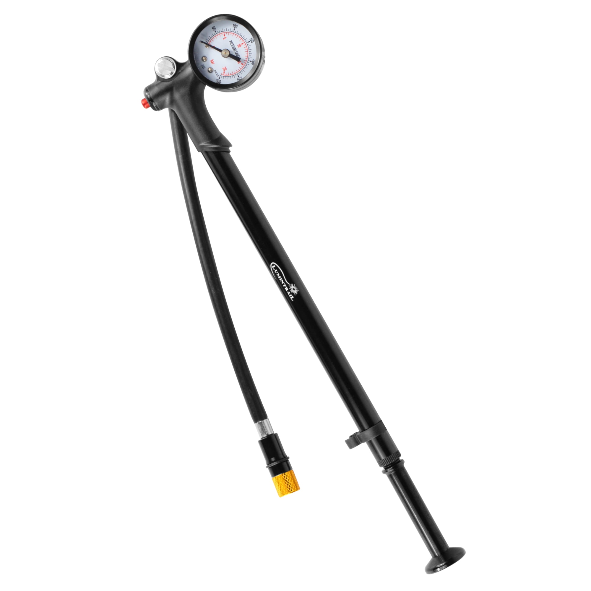 Lumintrail Shock Pump 300 PSI High Pressure for Fork & Rear Suspension