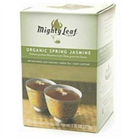 Mighty Leaf Tea Organic Spring Jasmine, 15 Count Whole Leaf (Best Jasmine Tea In The World)