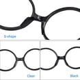 thumbnail image 5 of 20 pares de almohadillas nasales de silicona antideslizantes de 1 mm (transparentes y negras) Almohadillas nasales adhesivas para anteojos Gafas de sol Gafas, 5 of 5