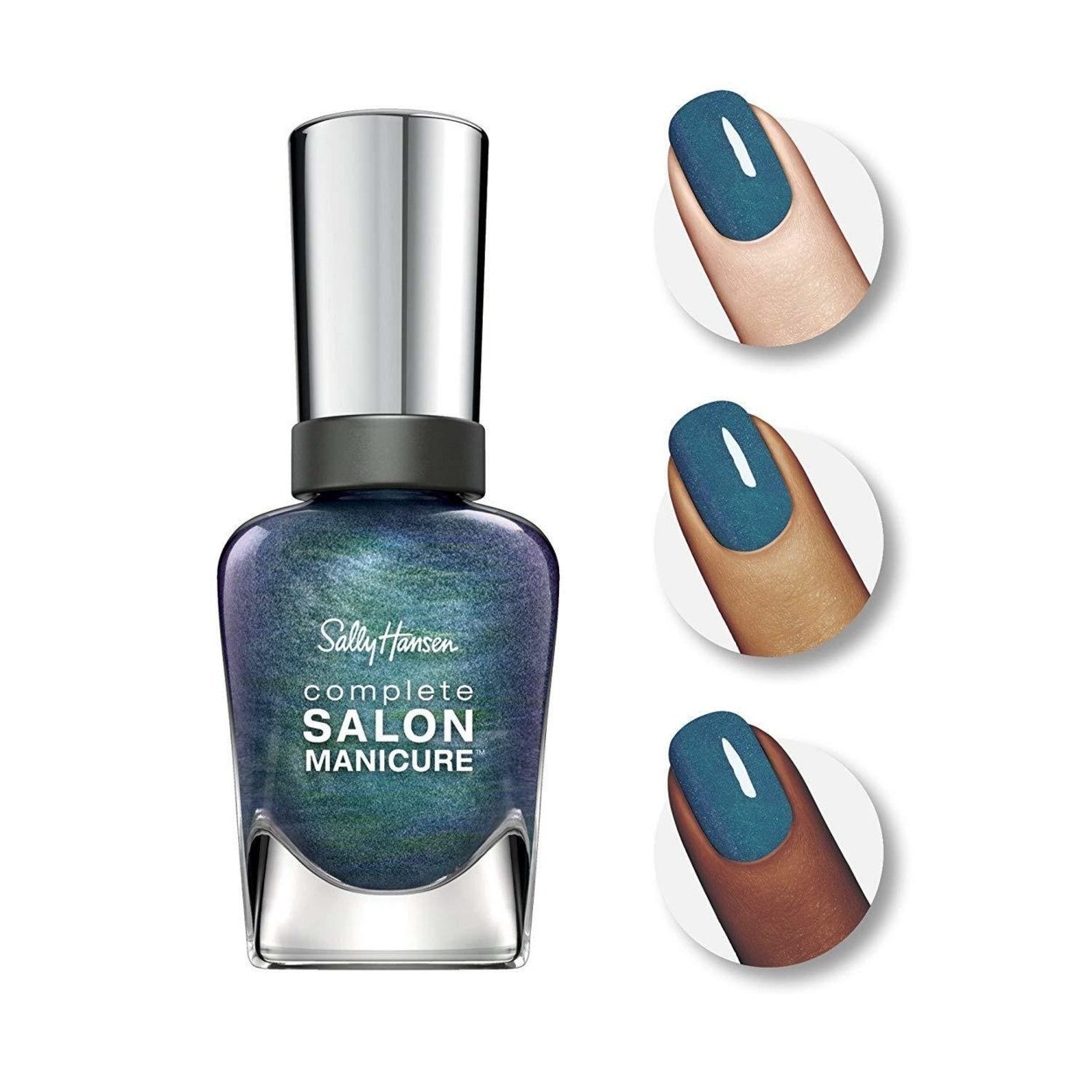 Sally Hansen Complete Salon Manicure - 581 Black and Blue 0.5 oz Nail Polish - image 3 of 4