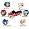 thumbnail image 6 of Naierhg Mini Car Keychain Key Ring Holder Charm Women Handbag Pendant Decor, 6 of 7