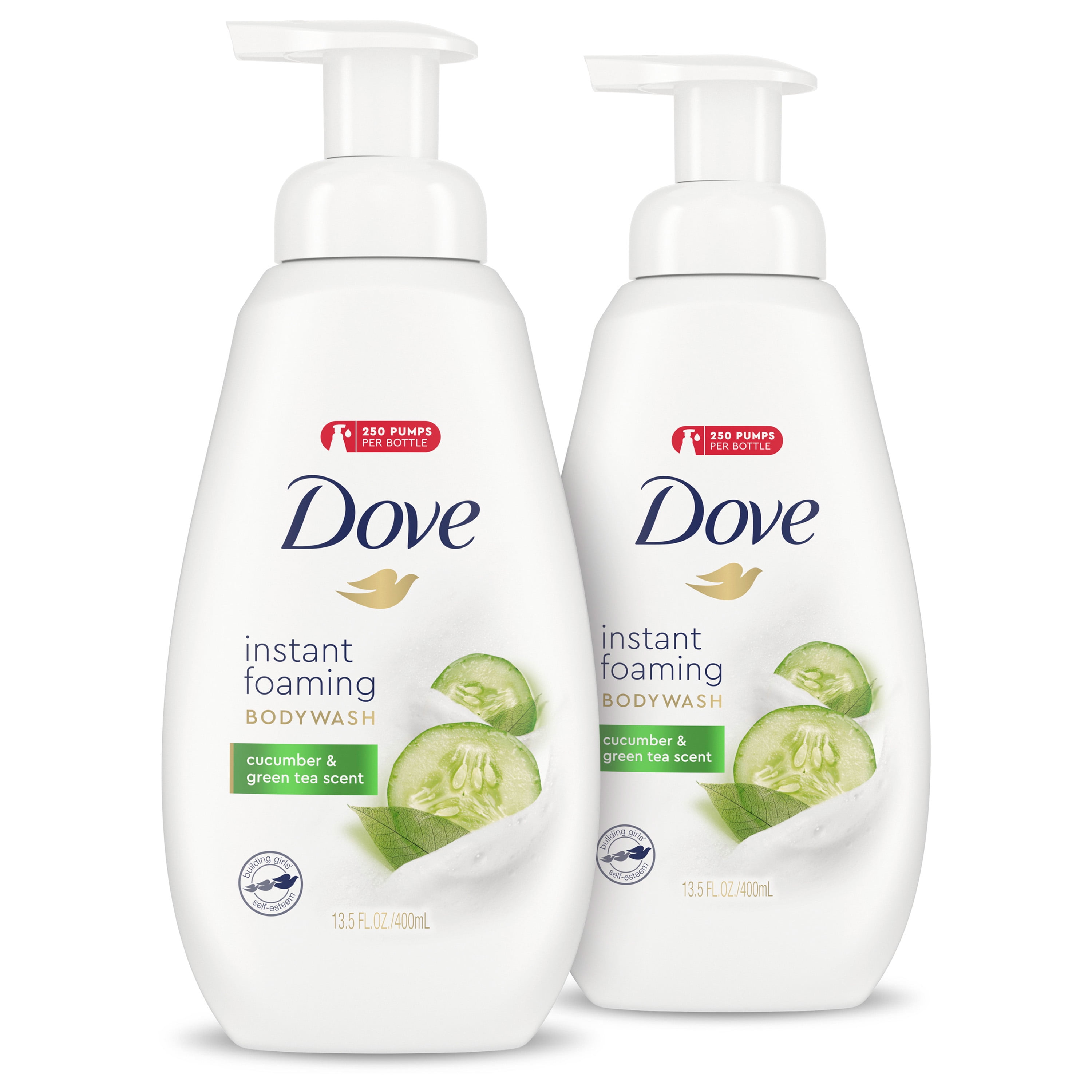 Dove Shower Foam Cucumber & Green Tea 13.5 oz 2 Count