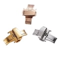 thumbnail image 5 of Stainless Steel Automatic Push Button Fold Watch Buckle Butterfly Deployment Clasp Watch Strap 16mm 18mm 20mm 22mm 24mm Size, 5 of 5
