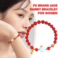 thumbnail image 2 of Chinese Style Rabbit Beads Bracelet Adjustable Bangle W omen Year Party Gi E7V L5S7, 2 of 9