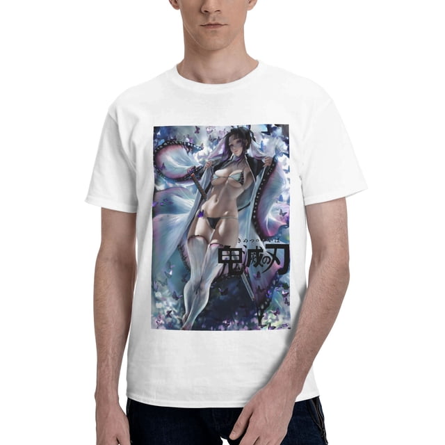 Camiseta de Manga Corta para Hombres Kimetsu no Yaiba