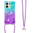 thumbnail image 3 of Funda para Xiaomi Redmi Note 13 4G Brillantina Líquida Divertida Reluciente y con Cristales en Movimiento Cuerpo Cruzado con Cordón Ajustable, 3 of 5