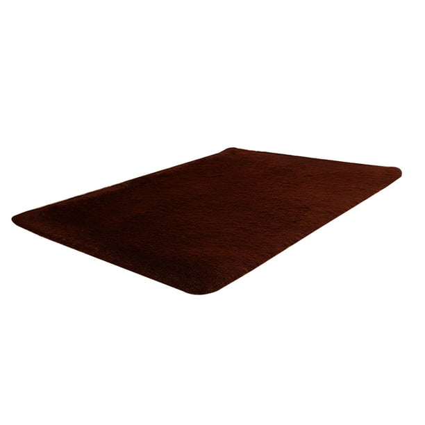 Cateissary Tapete decorativo de felpa antideslizante para puerta, alfombra rectangular de Color sólido para sala de estar, alfombra para entrada Type2 NO2