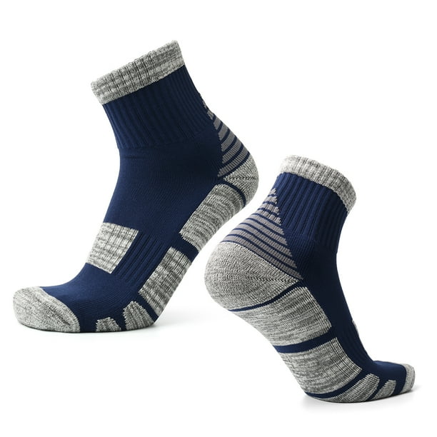 Navy blue athletic crew socks deals