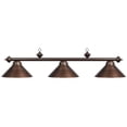 thumbnail image 3 of Traditional Style 54" 3-Light Billiard Pendant Light - Antique Brass, 3 of 5