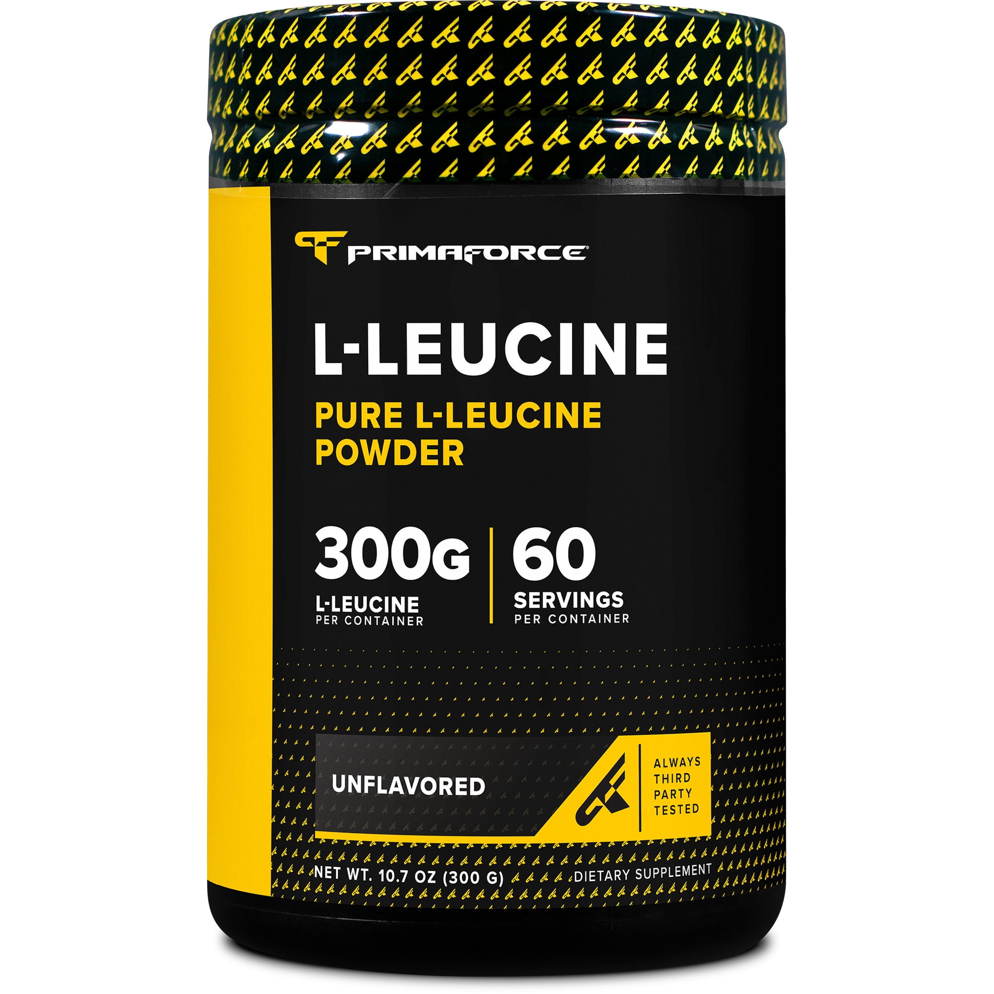 PrimaForce Pure L-Leucine (300g) (60 Servings) - 5 Grams Per Serving