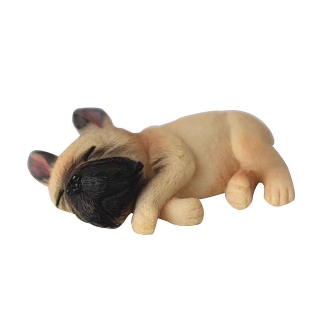 serony DIY Cute Resin Sleepy Bulldog Animals Refrigerator Fridge Magnet Phone Shell Sticker Stickup Sundries Decoration