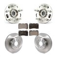 thumbnail image 1 of Transit Auto Front Hub Bearing Assembly Disc Brake Rotors and Ceramic Pads Kit for Car Cadillac CTS KBB-114872, 1 of 11