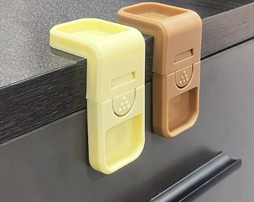 9 Pieces Multifunctional Corner Drawer Lock Set - Child Safety Lock, Baby Protection Lock, Right Angle Lock for Children's Safety