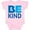 AD-Pink, variant on Be Kind Logo in Blue Boys or Girls Baby Bodysuit