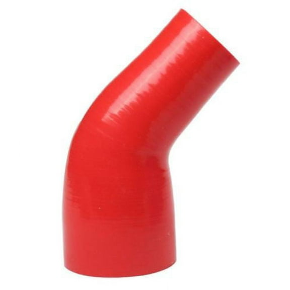 2" To 2.5" Red 45 Degree Silicone hose Coupler 4 layer polyester