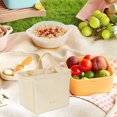 thumbnail image 4 of Dmlowu Lunch Box for Women 7x9" Durability Lunch Bag Portable Transparent Insulated Cooler Lunch Tote Bag for Home Office School Supplies, 4 of 10