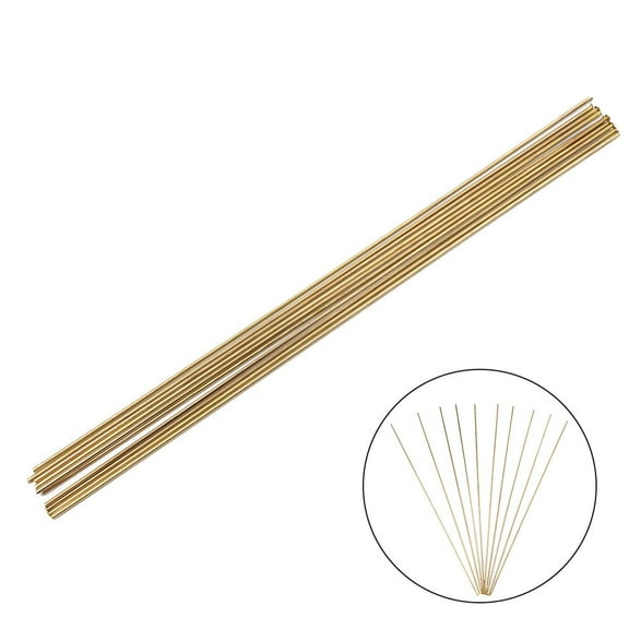 10Pcs Wire Brazing Easy Melt Welding Rods Low Temperature 1.6Mm X 250Mm Brass YIWEI