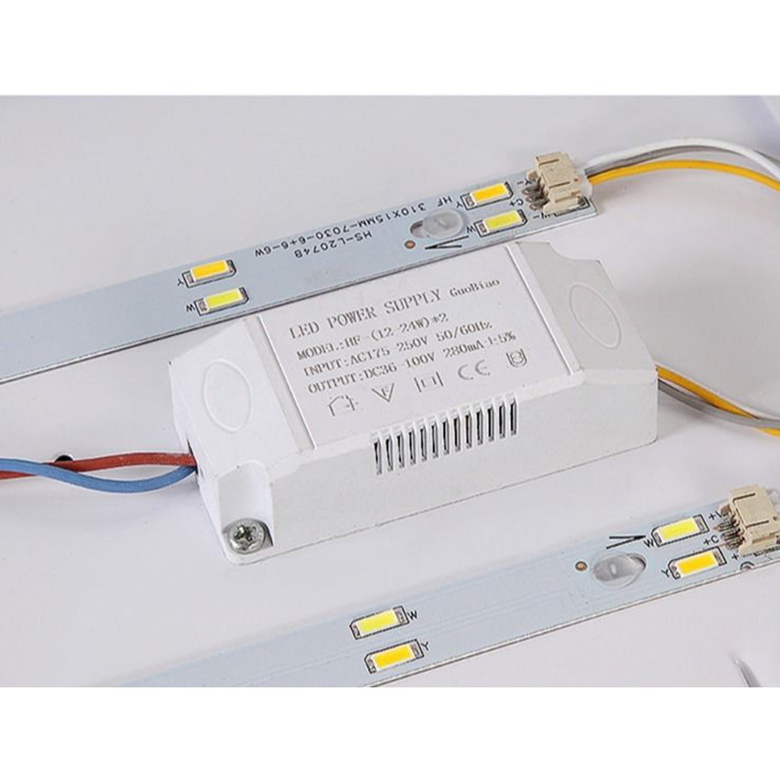 Wildnix Ceiling Lights with Adjustable Color Temperature (3000K-6400K), Remote Control, Memory Function, Wooden Frame, and Energy-Saving Features