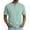 Green, variant on Mens Henley T-Shirts Textured Panels Big and Tall T-Shirts Everyday Wear Breathable T-Shirts
